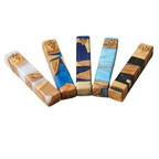 Handcrafted Maple Wood & Resin Mezuzah Case