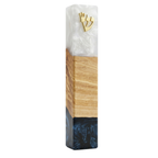 Handcrafted Maple Wood & Resin Mezuzah Case