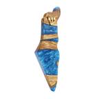 Handcrafted Israel Map Mezuzah Case